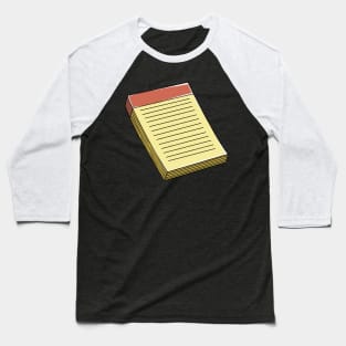 Legal Pad Lawyer Law Firm Lawyers Baseball T-Shirt